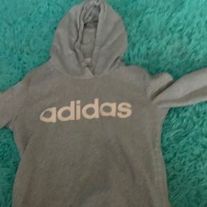 Grey adidas hoodie